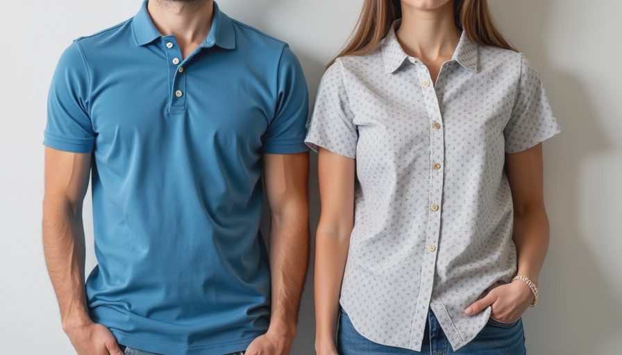 Comparison of good and bad clothing choices for school pictures