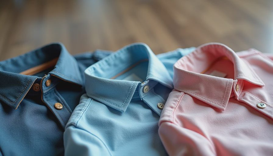 Comparison of different shirt collars and necklines for kids with style preferences