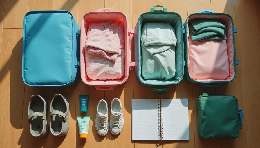 Packing for a Weekend Trip With Three Kids: A Visual Guide