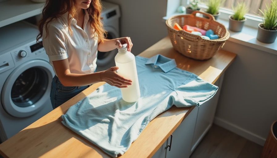Illustration for stain removal white vinegar