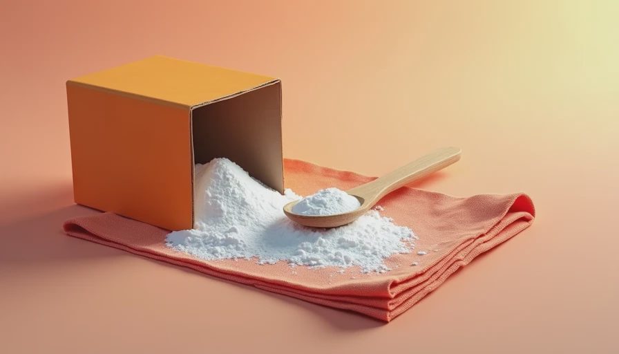 Visual context for baking soda to clean stains