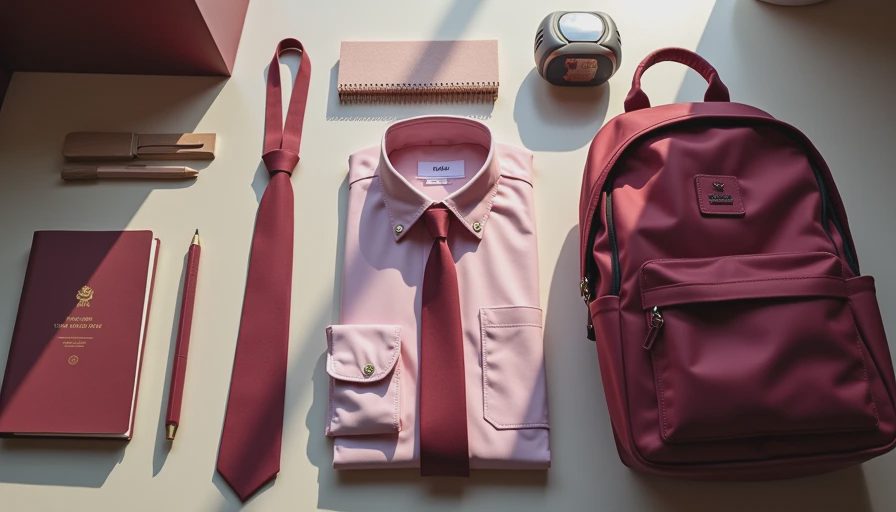 Visual context for school shirts