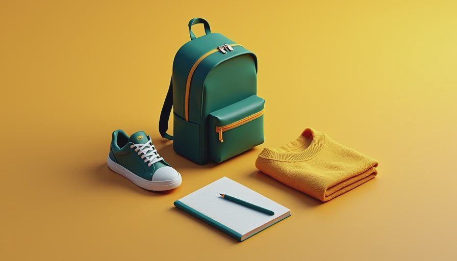 Illustration for cute outfits for school