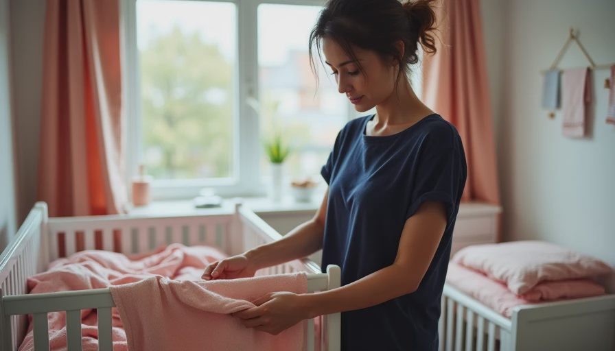Visual context for organic cotton baby clothes