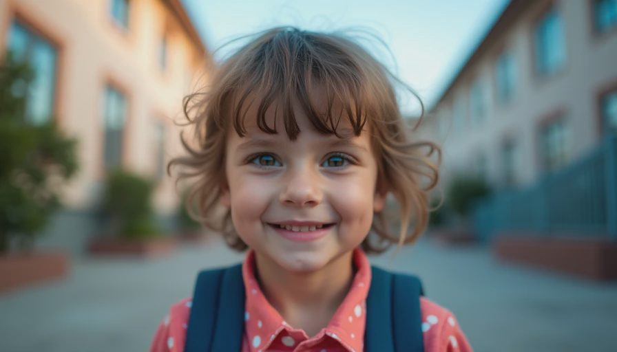 Visual context for kindergarten outfit