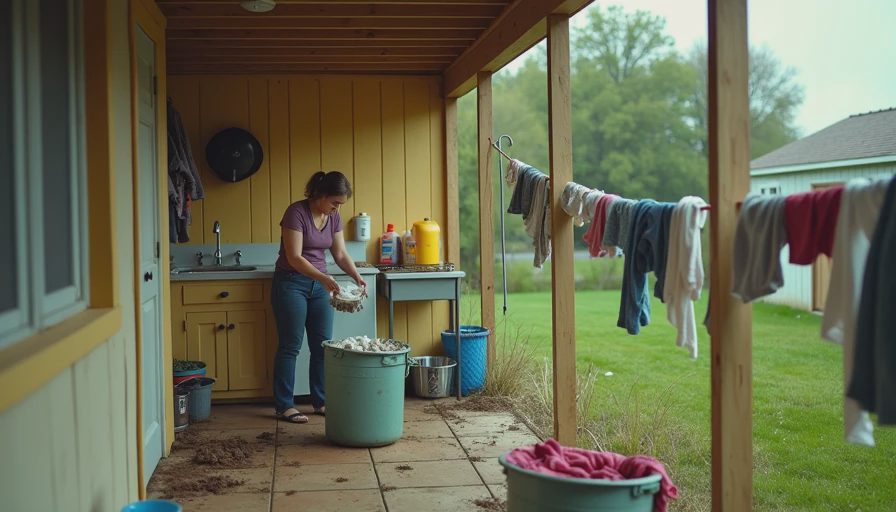 Visual context for how to get dirt stains out of clothes