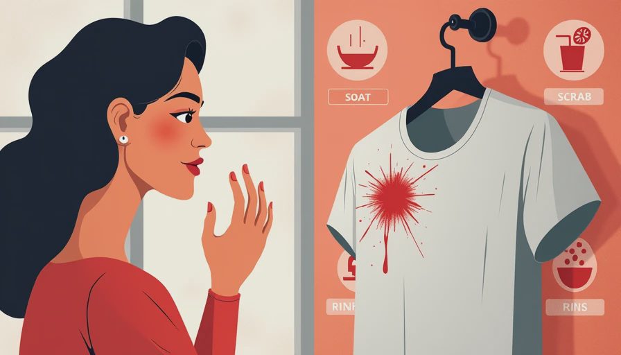 Visual context for how to get stains out of clothes